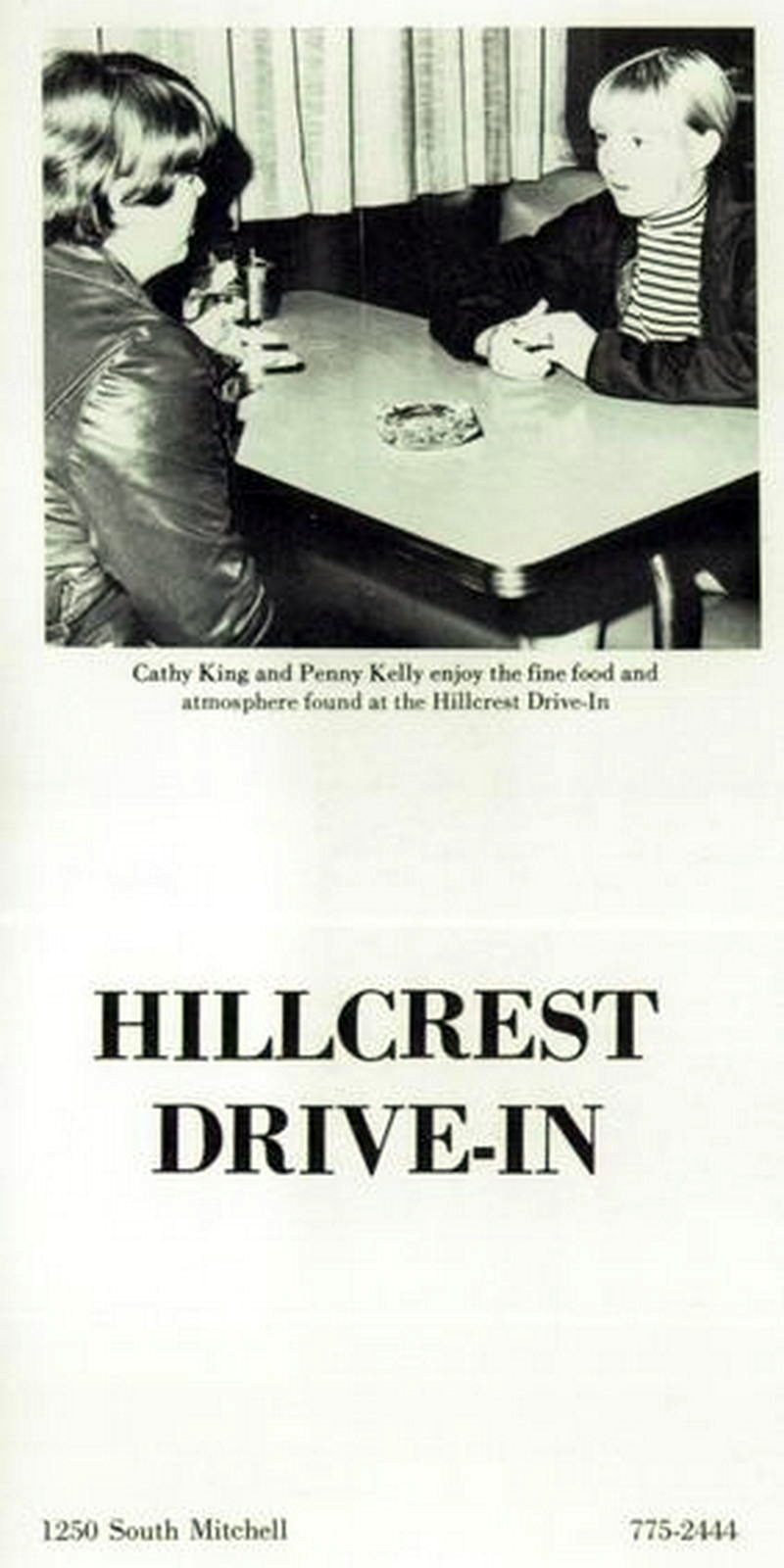 Hillcrest Drive-In (Hillcrest Family Restaurant) - 1971 Yearbook Ad